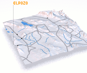 3d view of El Pozo