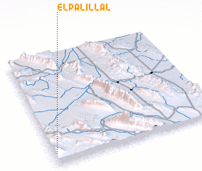 3d view of El Palillal