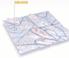 3d view of San José