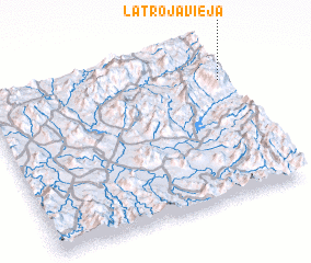 3d view of La Troja Vieja