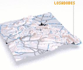 3d view of Los Adobes