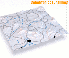 3d view of San Antonio de las Minas