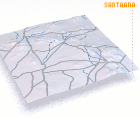 3d view of Santa Ana