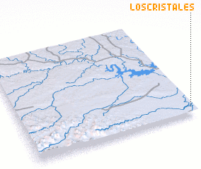 3d view of Los Cristales