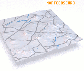 3d view of Monte Obscuro