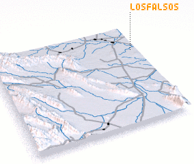 3d view of Los Falsos