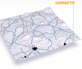 3d view of San Martín