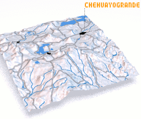 3d view of Chehuayo Grande