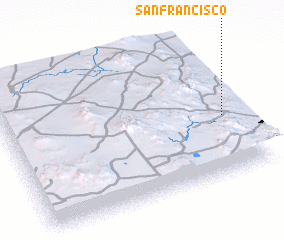 3d view of San Francisco