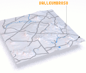 3d view of Valle Umbroso