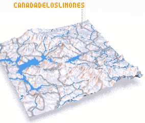 3d view of Cañada de los Limones