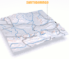 3d view of Santo Domingo