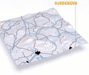 3d view of Ojo de Agua