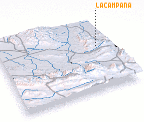 3d view of La Campana