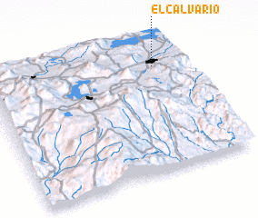 3d view of El Calvario