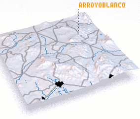 3d view of Arroyo Blanco