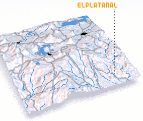3d view of El Platanal