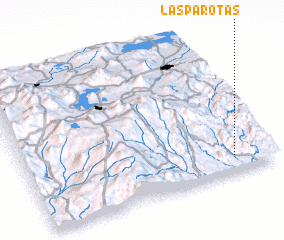 3d view of Las Parotas