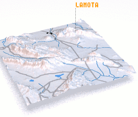 3d view of La Mota