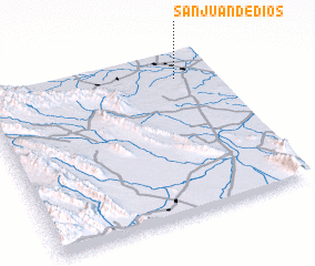 3d view of San Juan de Dios