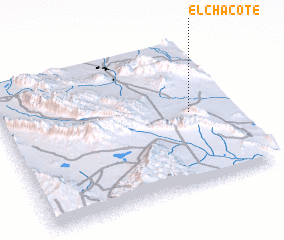 3d view of El Chacote