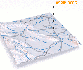 3d view of Los Pirineos