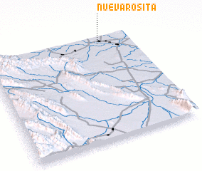 3d view of Nueva Rosita