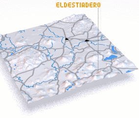 3d view of El Destiadero