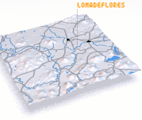 3d view of Loma de Flores