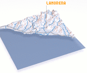 3d view of La Morena