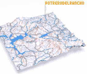 3d view of Potrero del Rancho