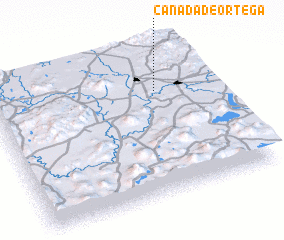 3d view of Cañada de Ortega