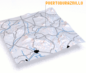 3d view of Puerto Duraznillo