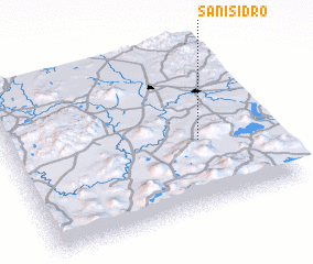 3d view of San Isidro