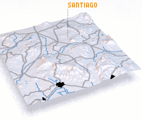 3d view of Santiago