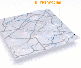 3d view of Puerto Espino
