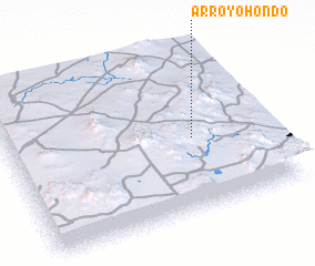 3d view of Arroyo Hondo