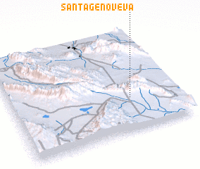 3d view of Santa Genoveva