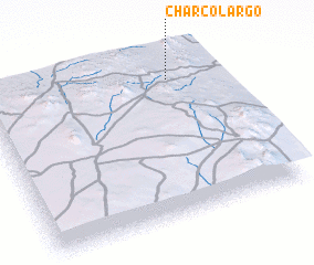 3d view of Charco Largo