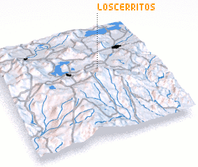 3d view of Los Cerritos