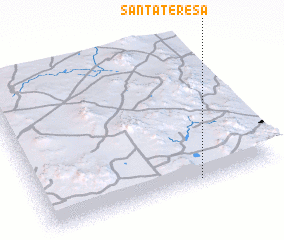 3d view of Santa Teresa