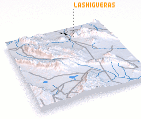 3d view of Las Higueras