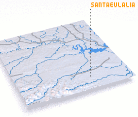 3d view of Santa Eulalia