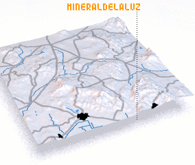 3d view of Mineral de la Luz