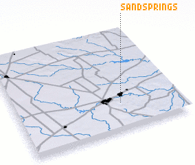 3d view of Sand Springs