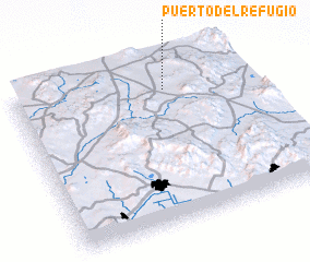 3d view of Puerto del Refugio