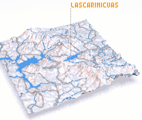 3d view of Las Carimicuas