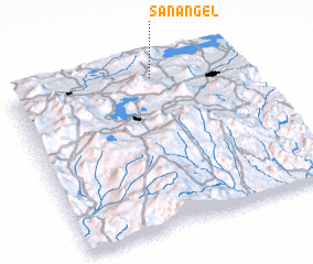 3d view of San Ángel