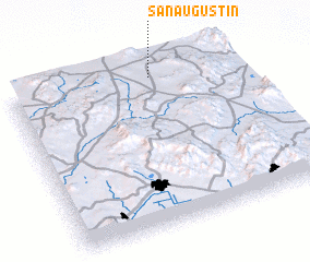 3d view of San Augustín