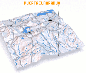 3d view of Puerta el Naranjo